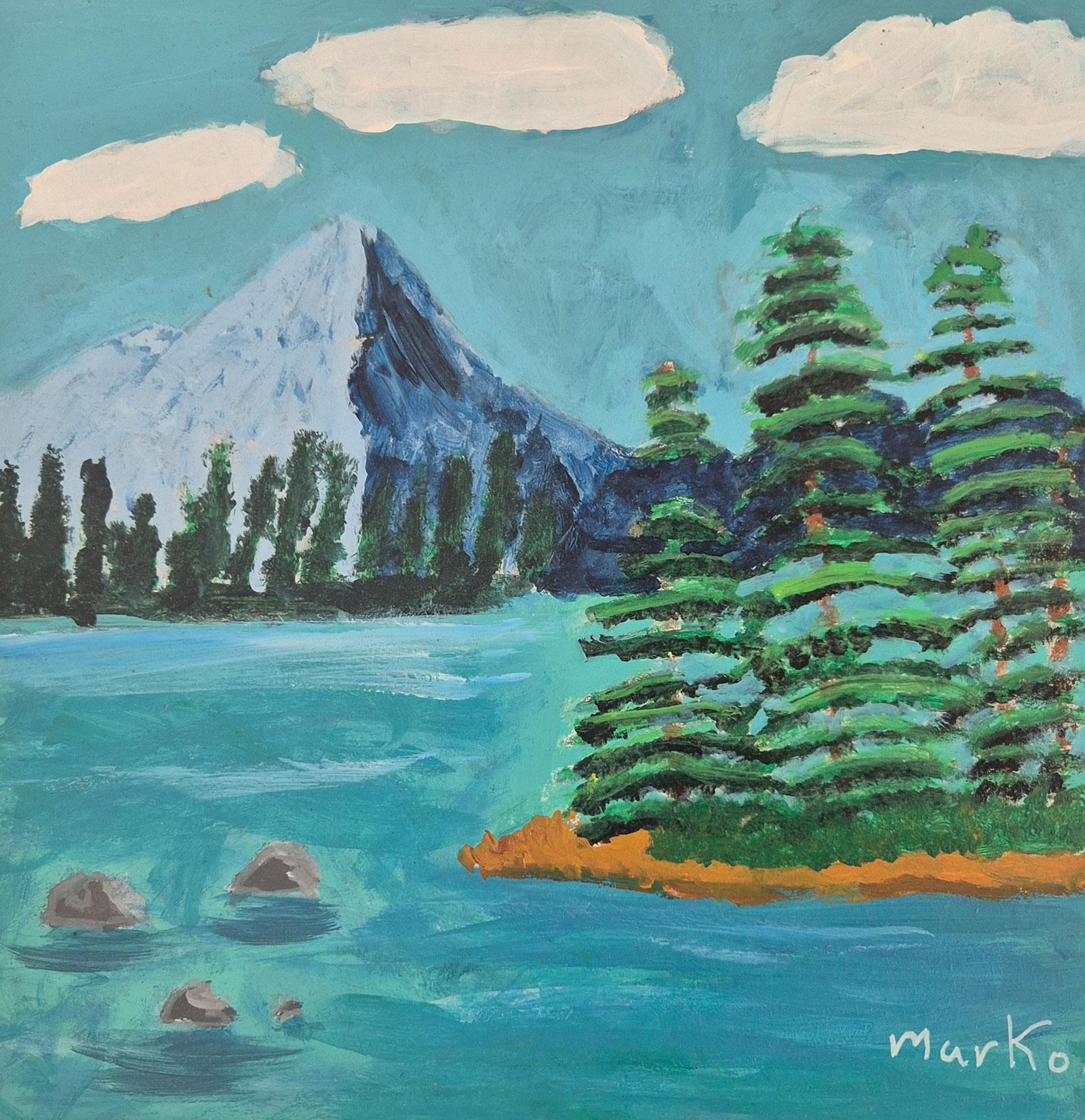 El bosque de pinos